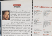 Jez Ford headshot on magazine page