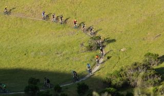 Scenes from the XC MTB race at the 2022 Sea Otter Classic