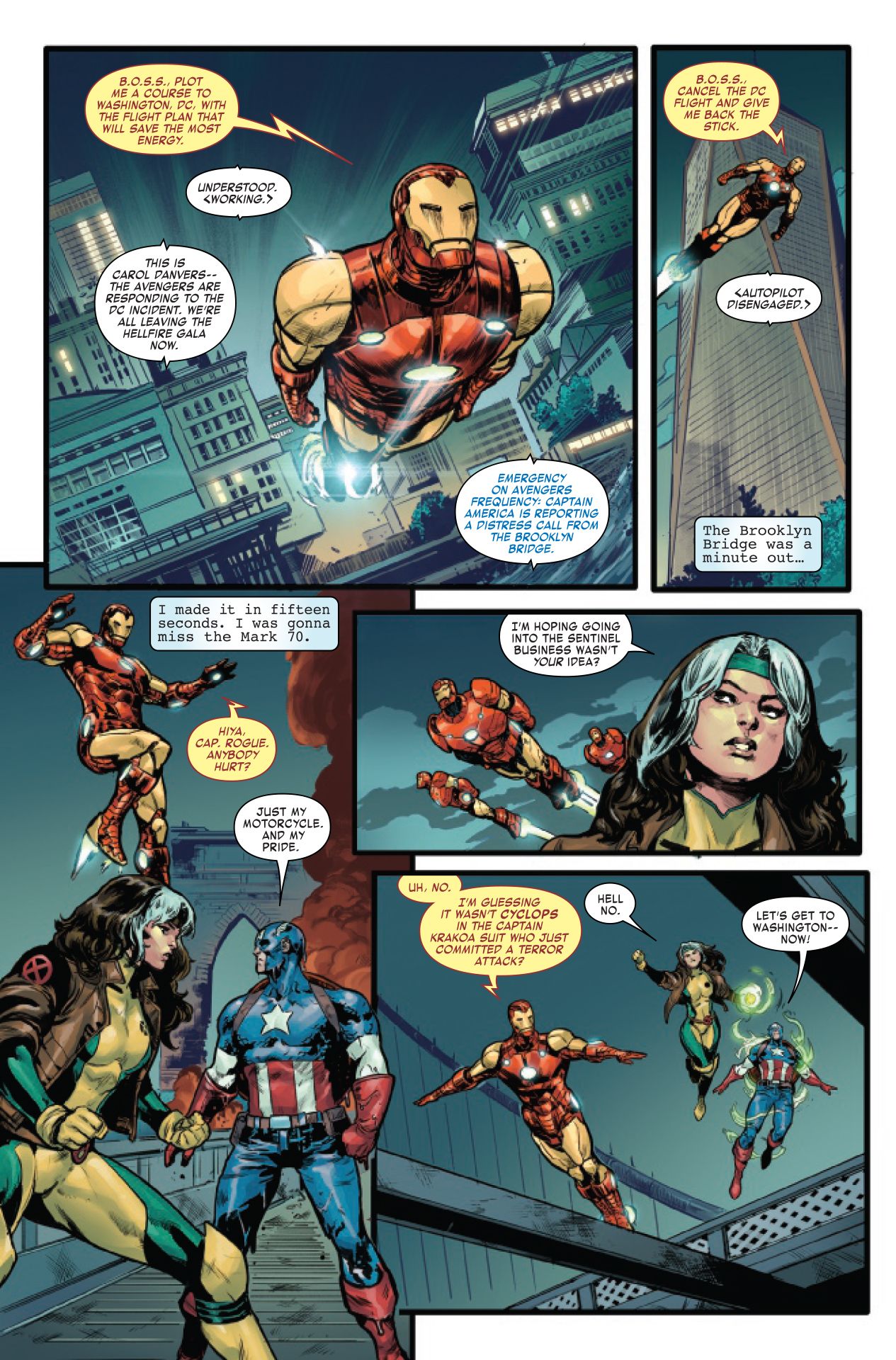 Invincible Iron Man #8 interior page
