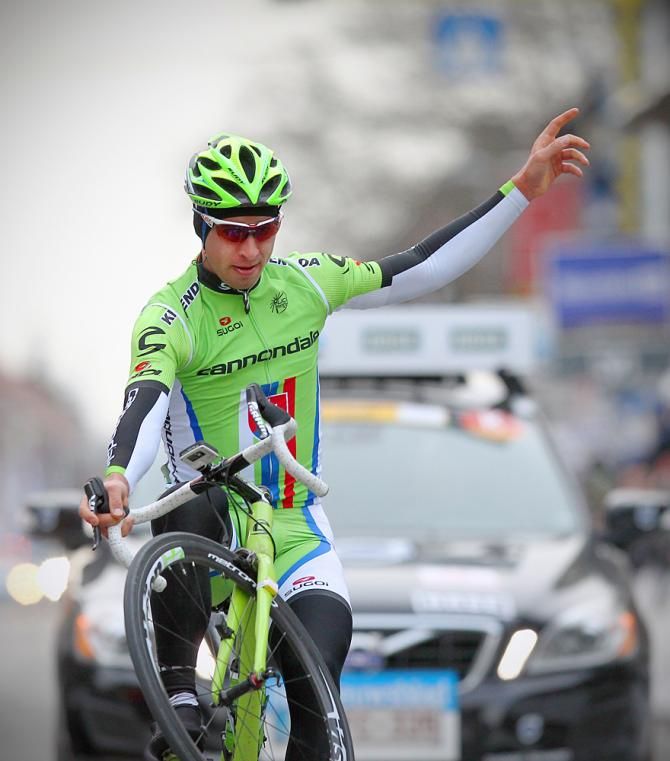 Ride 'em cowboy: Peter Sagan (Cannondale) wins Gent-Wevelgem