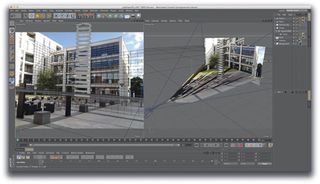 The new Camera Calibrator tag allows easy matching of the Cinema 4D R14 camera to most still photos – ideal for arch-viz work