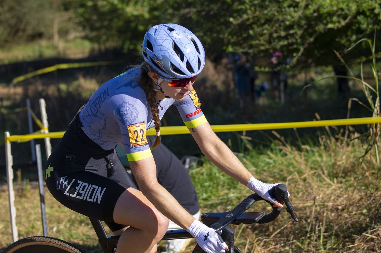 Alexis Magner finished fourth on day two of 2024 Nash Dash CX