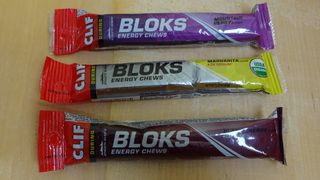 Clif Bloks energy chews for cycling