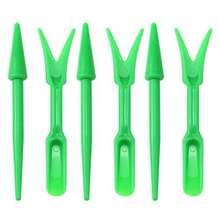 Antrader Mini Garden Hand Succulent Transplanting Tools for Indoor Gardening Plant Care, Set of 6, Green