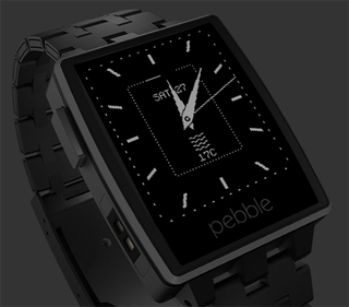 The Pebble Steel is a great looking smart watch that pairs with both iOS and Android