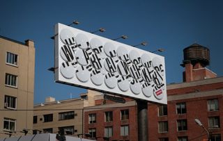 Sagmeister Inc.'s brief from Levi's was simple: design anything featuring the message 'We are all workers'. The concept of spinning cogs that spelled out the message when properly aligned came to the fore: "It was great to watch the reactions of people passing by," recalls Walsh