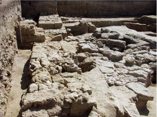 ancient citadel with buried treasure