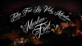 Free tattoo fonts: Mardian