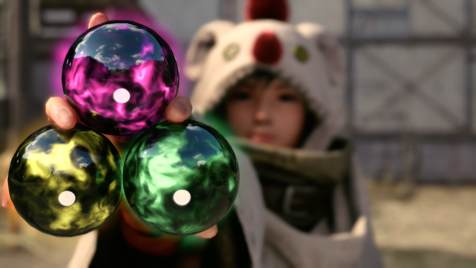 Final Fantasy VII Remake Switch 2 screenshot showing materia