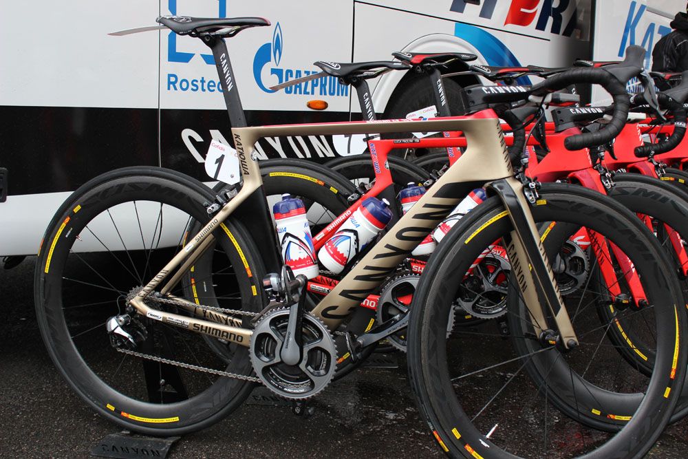 Alexander Kristoff's Canyon race bike