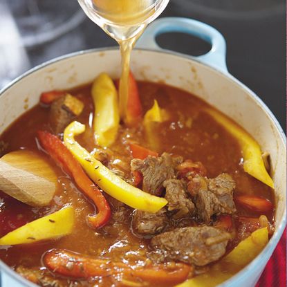 photo of step-by-step how to make spicy beefy goulash step final
