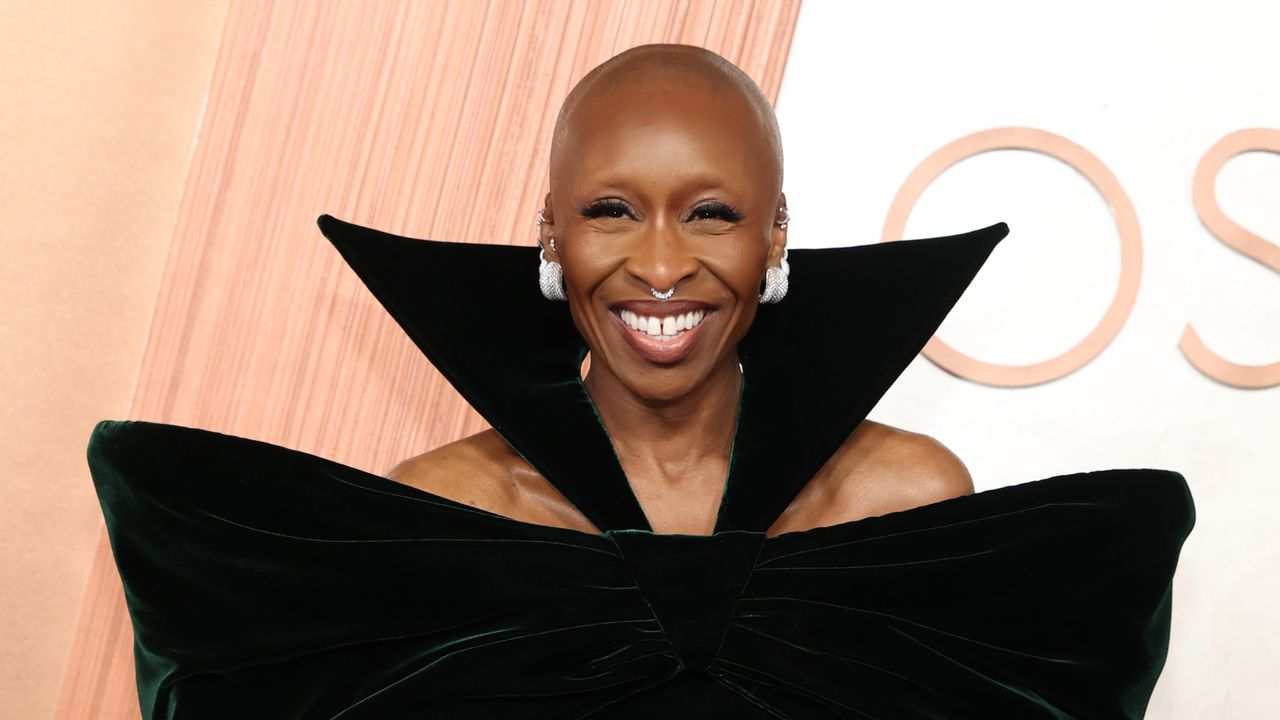 Cynthia Erivo in custom Louis Vuitton at the 2025 Oscars