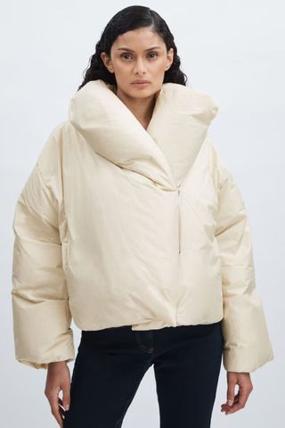 Reiss Molly Meotine Oversized Puffer Jacket 