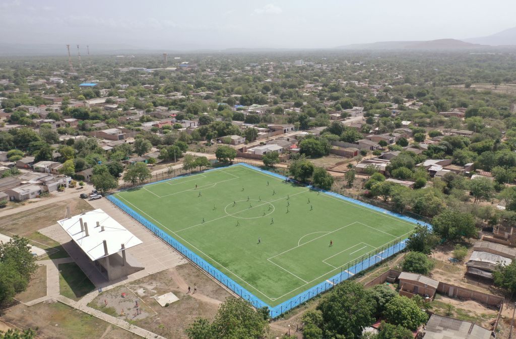 Astroturf pitch