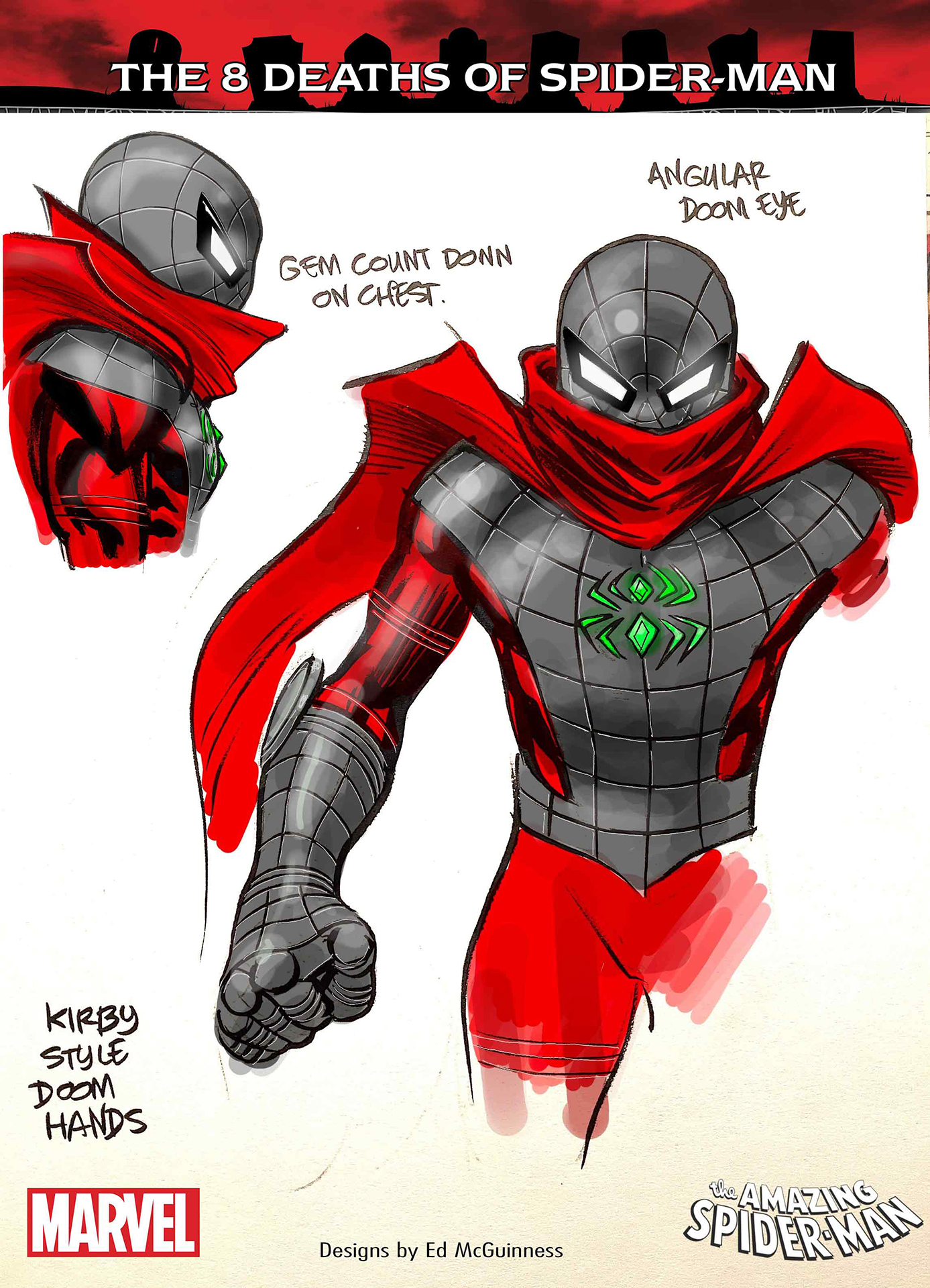 Spider-Man magical suit design by Ed McGuiness