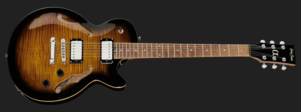 Harley Benton Aeolus single-cut semi-hollow electric guitar