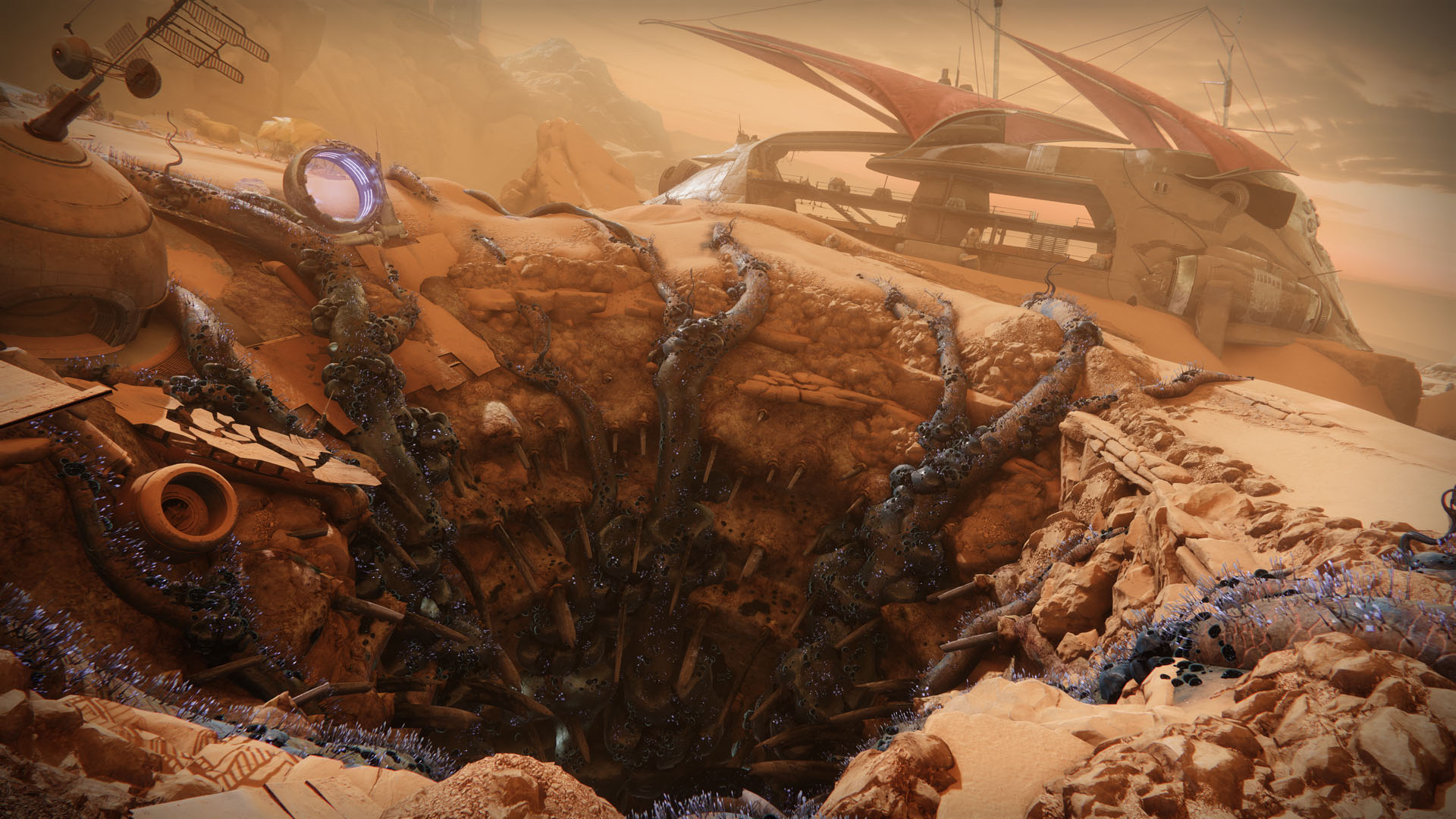 Images from Destiny 2's renegades expansion