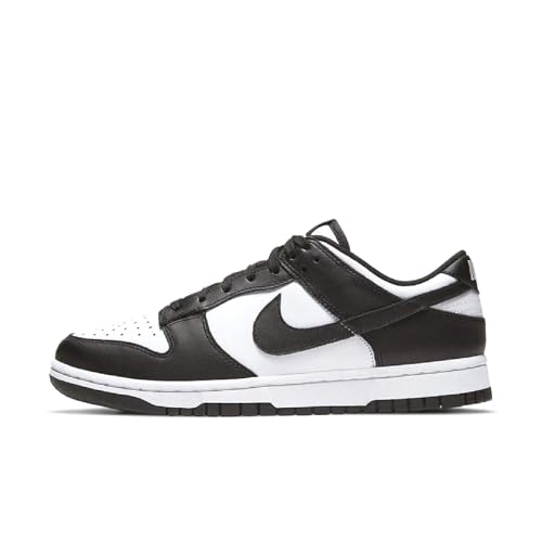 Nike Women's Dunk Low Sneakers, White/black/white, 6 Medium Us