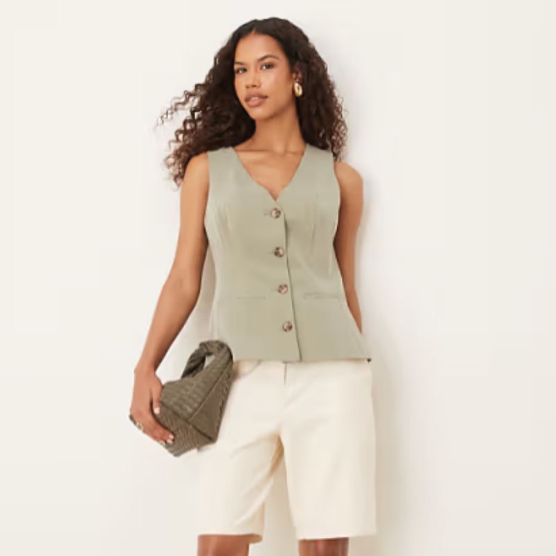 khaki vest