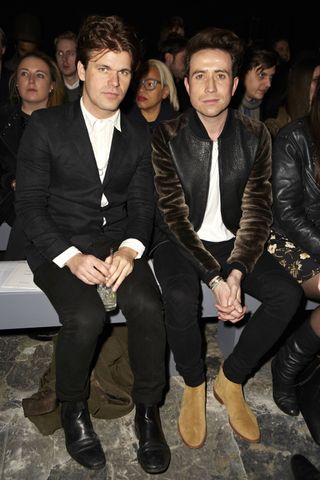 Nick Grimshaw And Jack Penate At The Casely-Hayford Fashion Show