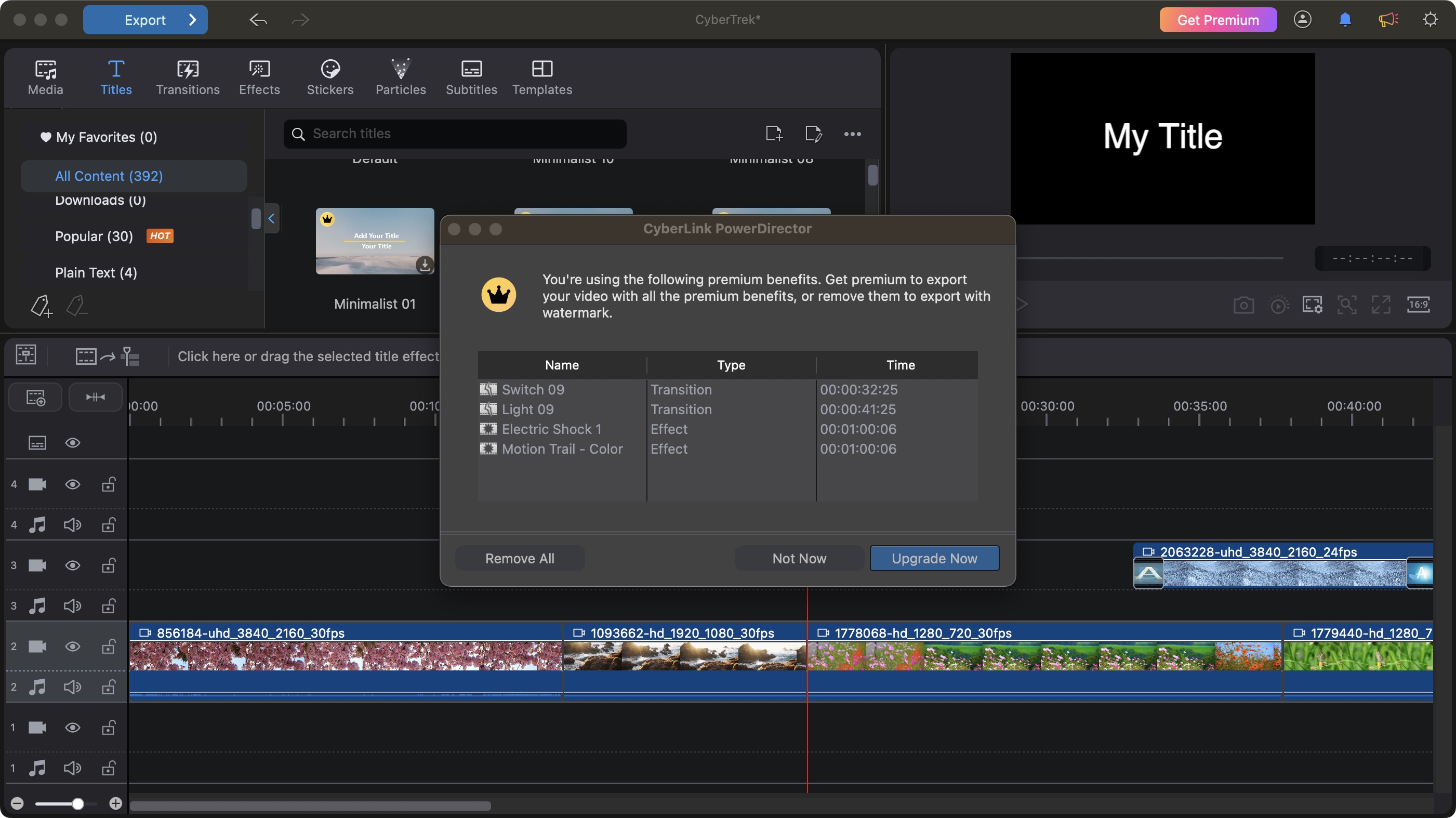 Using CyberLink PowerDirector 365 to edit a video for our review