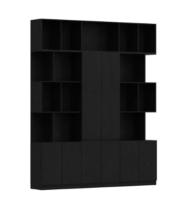 large tall modern bookshelf