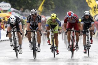 John Degenkolb (Giant-Shimano) leads home the chasing group