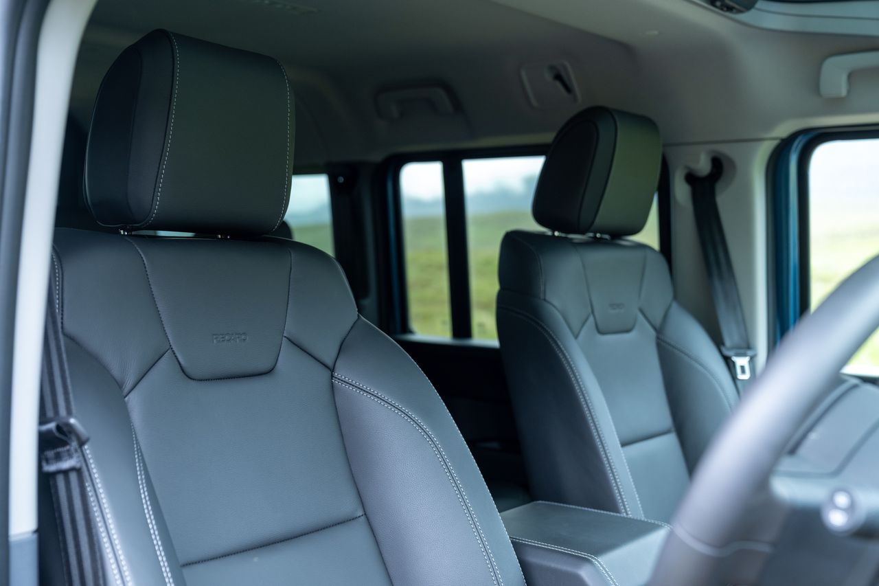 The no-nonsense interior of the Ineos Grenadier