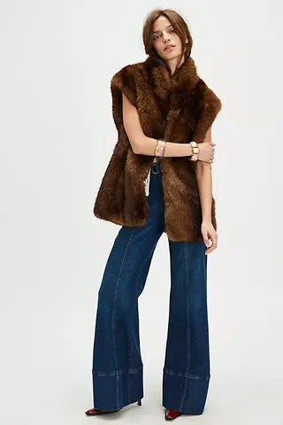 Laila faux fur vest