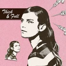 vintage style advertisement of a woman with a syringe next to her scalp