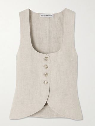 Stanze Linen Vest