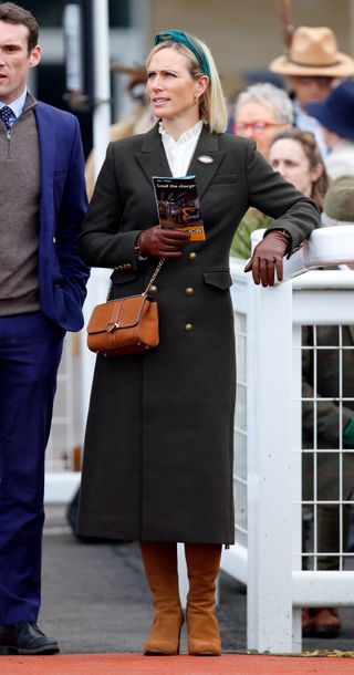 Zara Tindall at Cheltenham Races