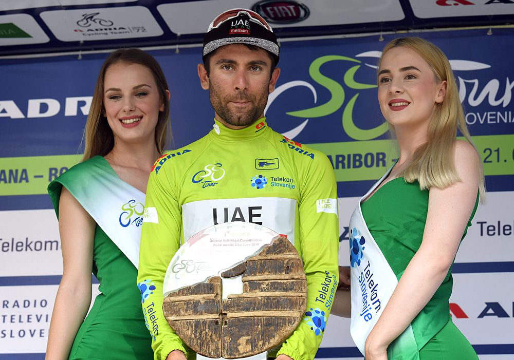 Diego Ulissi (UAE Team Emirates) wins the Tour of Slovenia