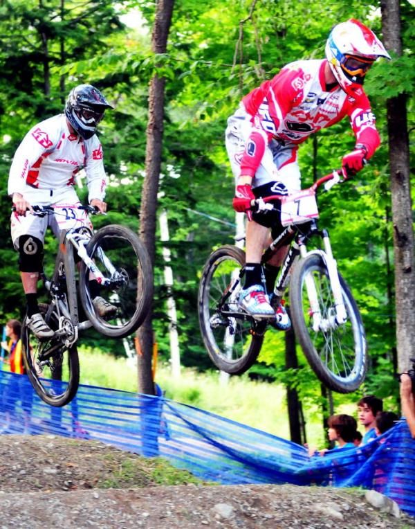 Joost Wichman winning one of the heats.