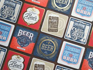 Beer Press coasters