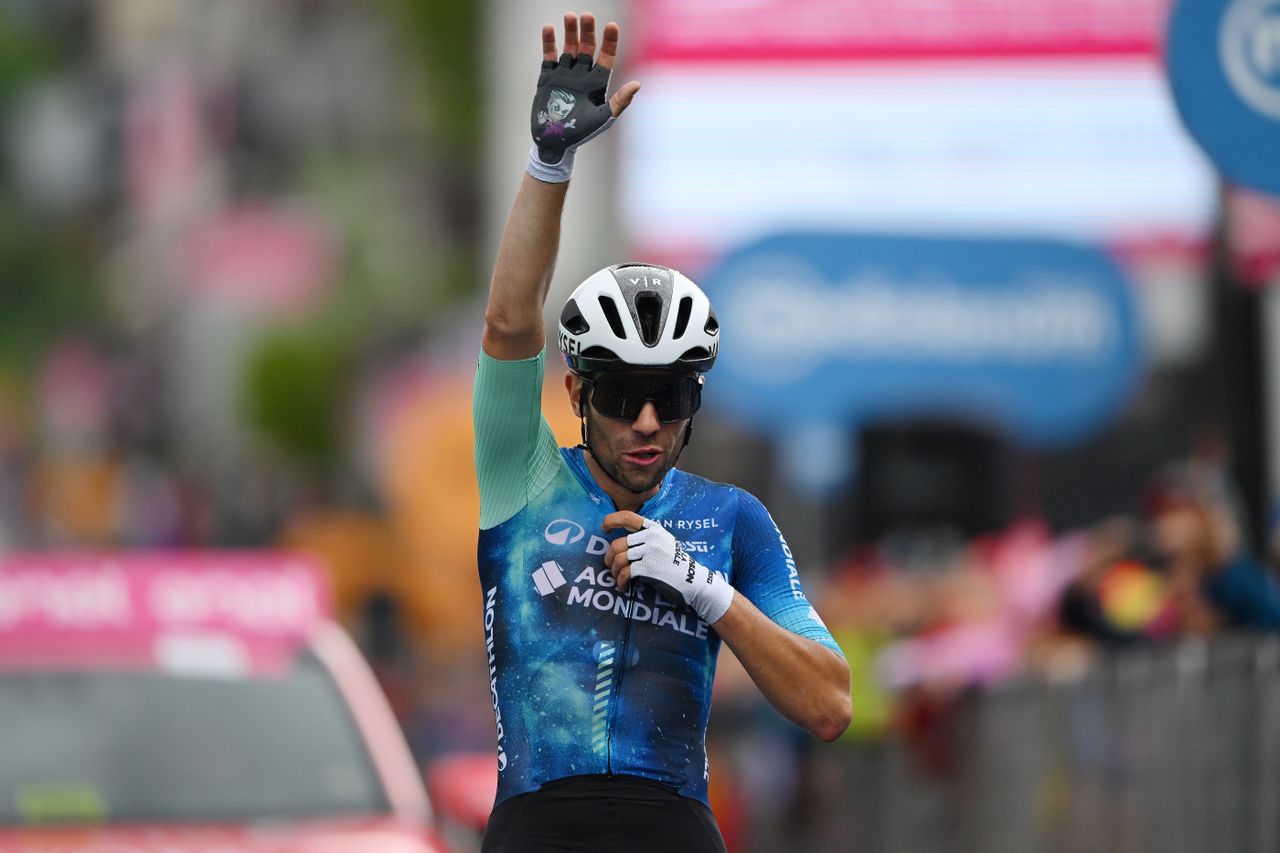 Andrea Vendrame at the Giro d&#039;Italia