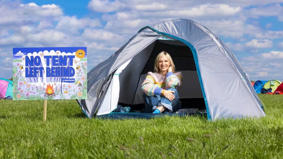 Decathlon 'No Tent Left Behind' campaign