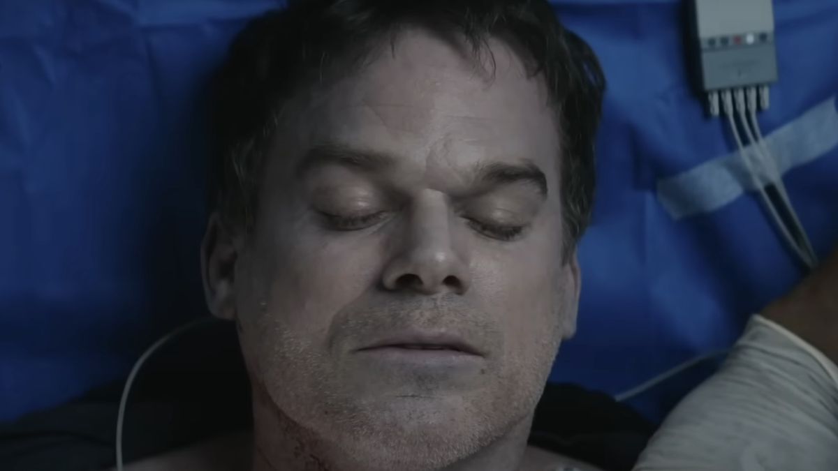 Michael C. Hall as an unconscious Dexter Morgan on Dexter: Original Sin