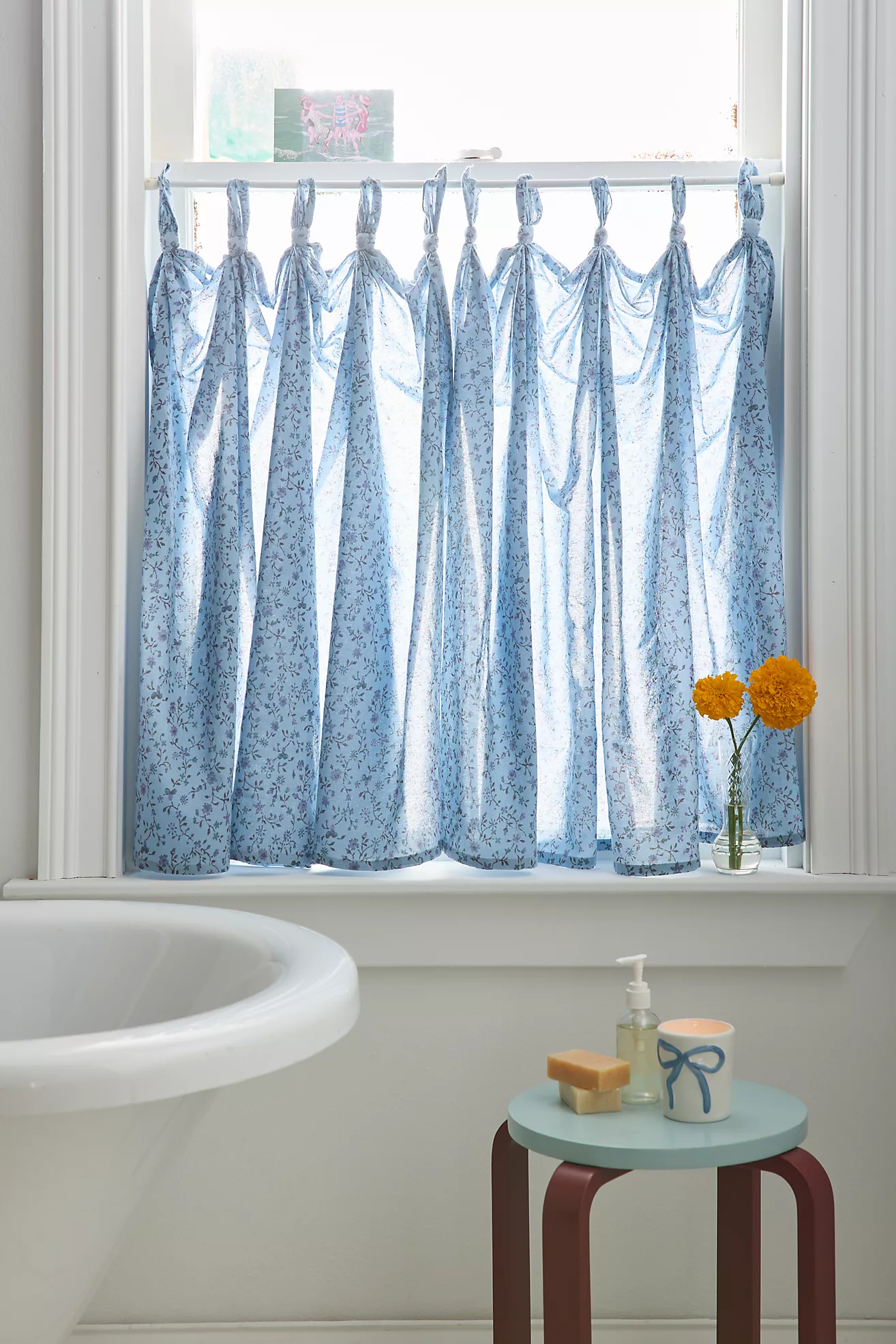 Printed Caf&amp;eacute; Curtain - Set of 2