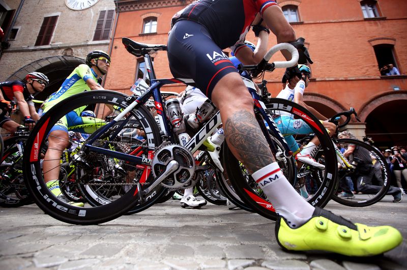 Sylvain Chavanel is one only a handful of riders in the bunch with a visible tattoo
