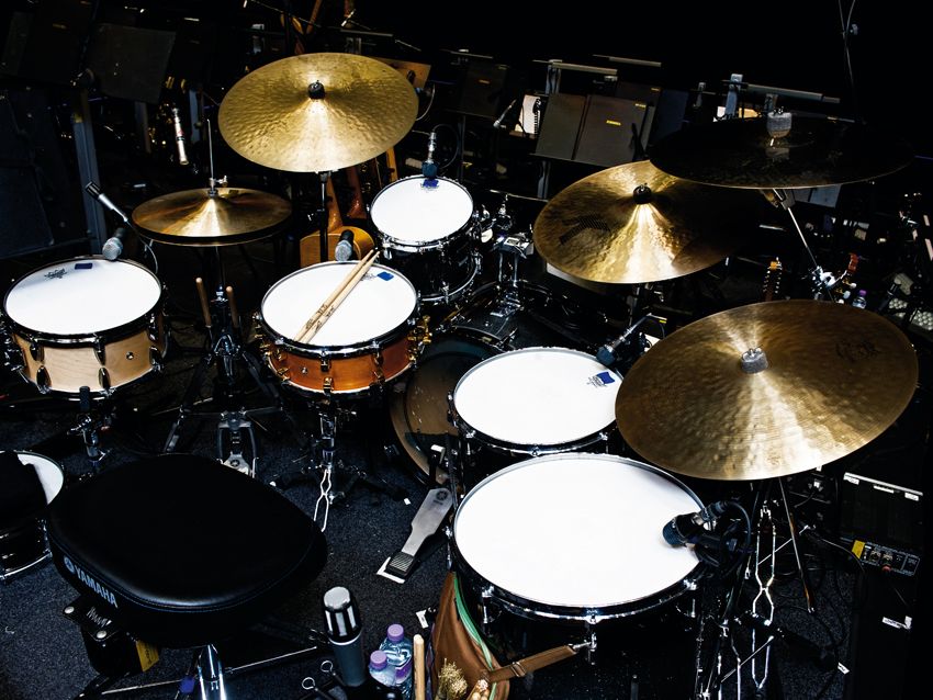 Drum kits of the pros: stars' live and studio drum setups in pictures ...