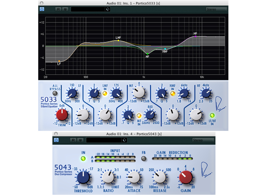Steinberg Rupert Neve Designs Portico plug-ins