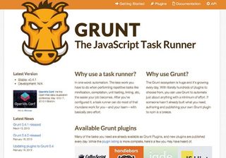 Grunt was introduced for frontend project automation