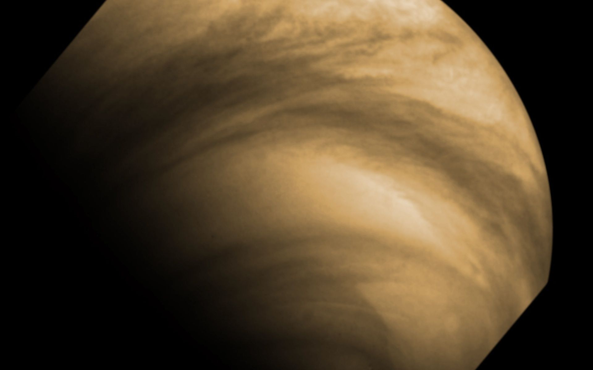 Chasing Clouds on Venus Space Wallpaper | Space