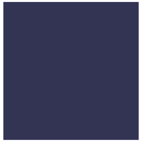 Benjamin Moore&#039;s midnight navy paint sample.