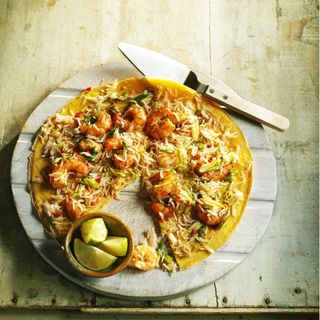 Asian Prawn and Rice Omelette