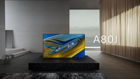 Sony A80j Bravia Xr 4k Oled Tv Lifestyle Widescreen Hero