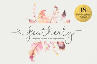 Featherly font