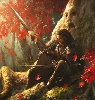 Among the many beloved characters George RR Martin has "killed horribly", the stalwart Eddard Stark, painted here by Michael Komarck, was the first to go