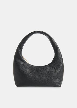 Black Ulla Zip Shoulder Bag